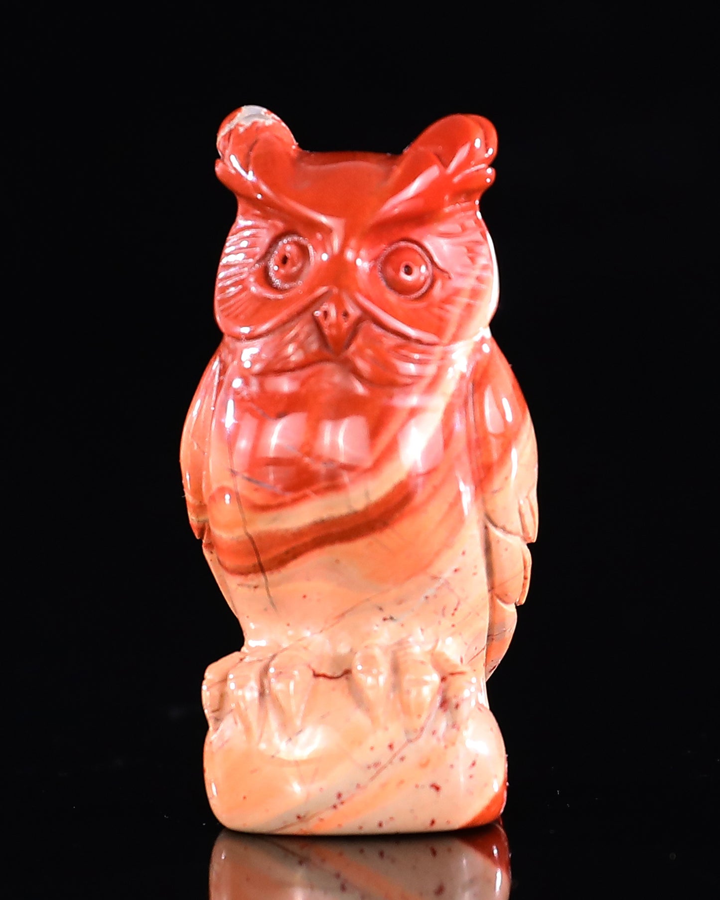 Hand Carved Crystal Owl Sculpture Dedicated Link For Checkout