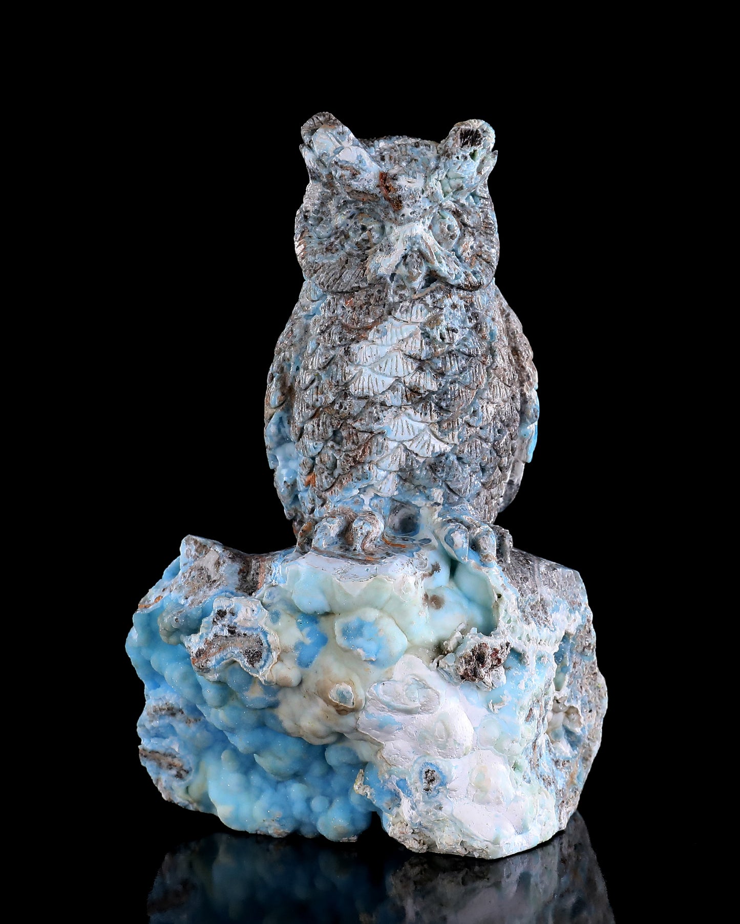 Hand Carved Crystal Owl Sculpture Dedicated Link For Checkout