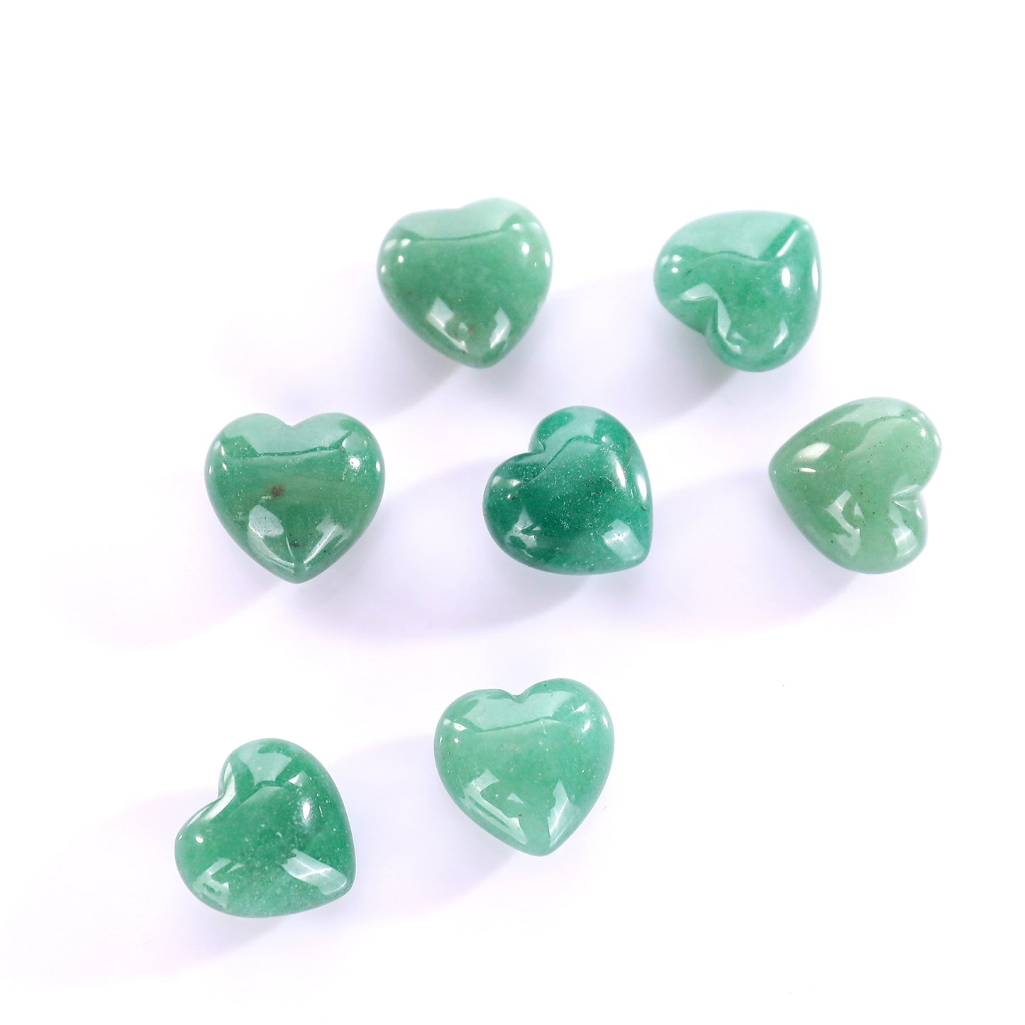 Natural Green Aventurine Hand Carved Crystal Heart
