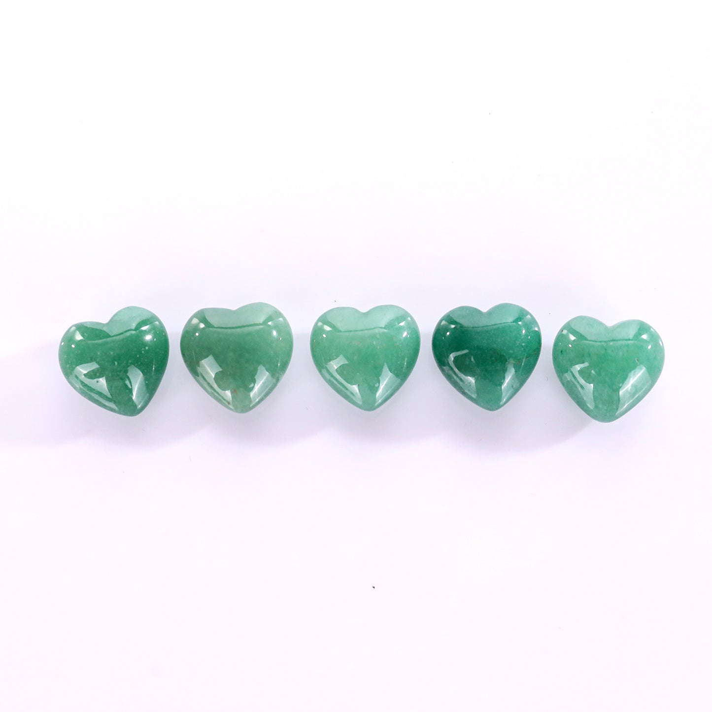Natural Green Aventurine Hand Carved Crystal Heart