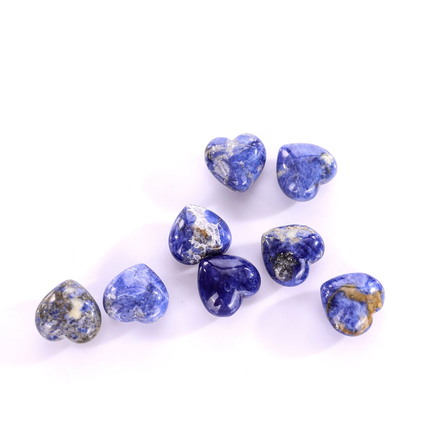 Natural Blue Aventurine Hand Carved Crystal Heart