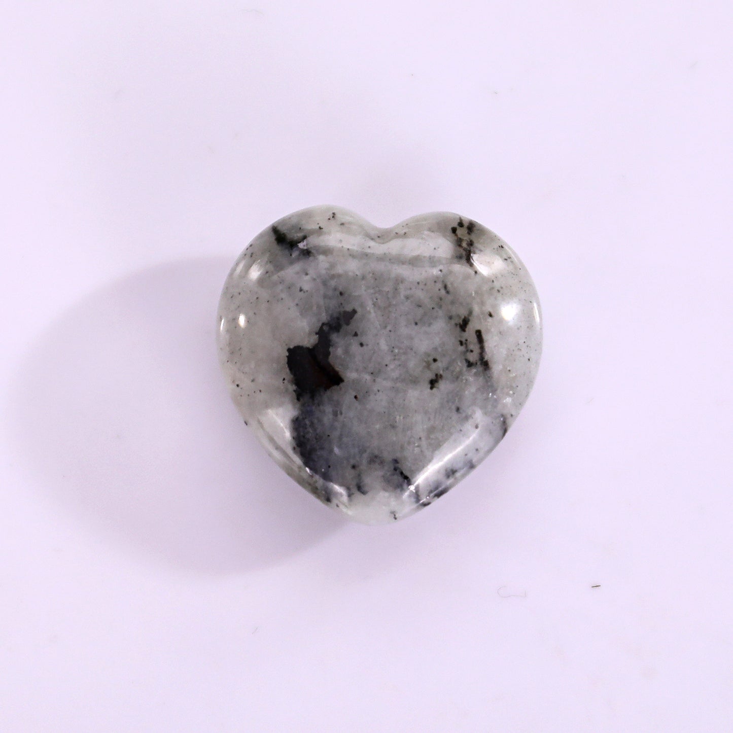 Natural Labradorite Hand Carved Crystal Heart
