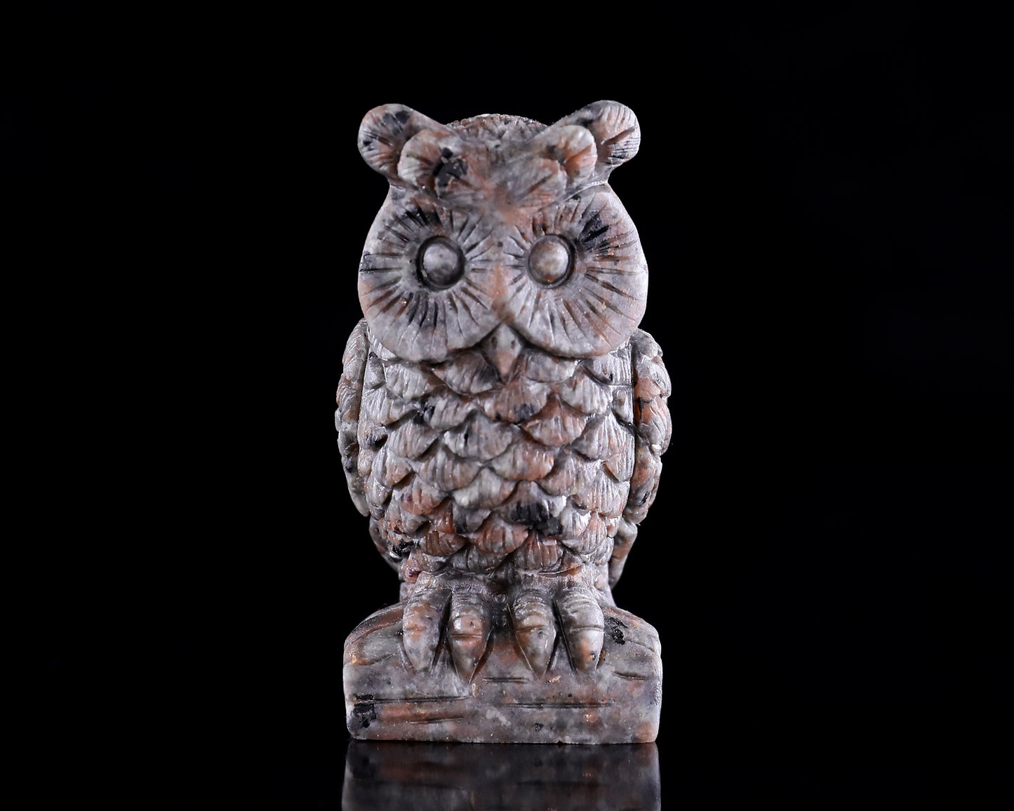 Hand Carved Crystal Owl Sculpture Dedicated Link For Checkout