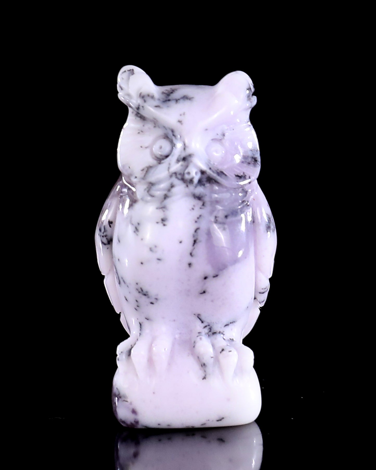 Hand Carved Crystal Owl Sculpture Dedicated Link For Checkout