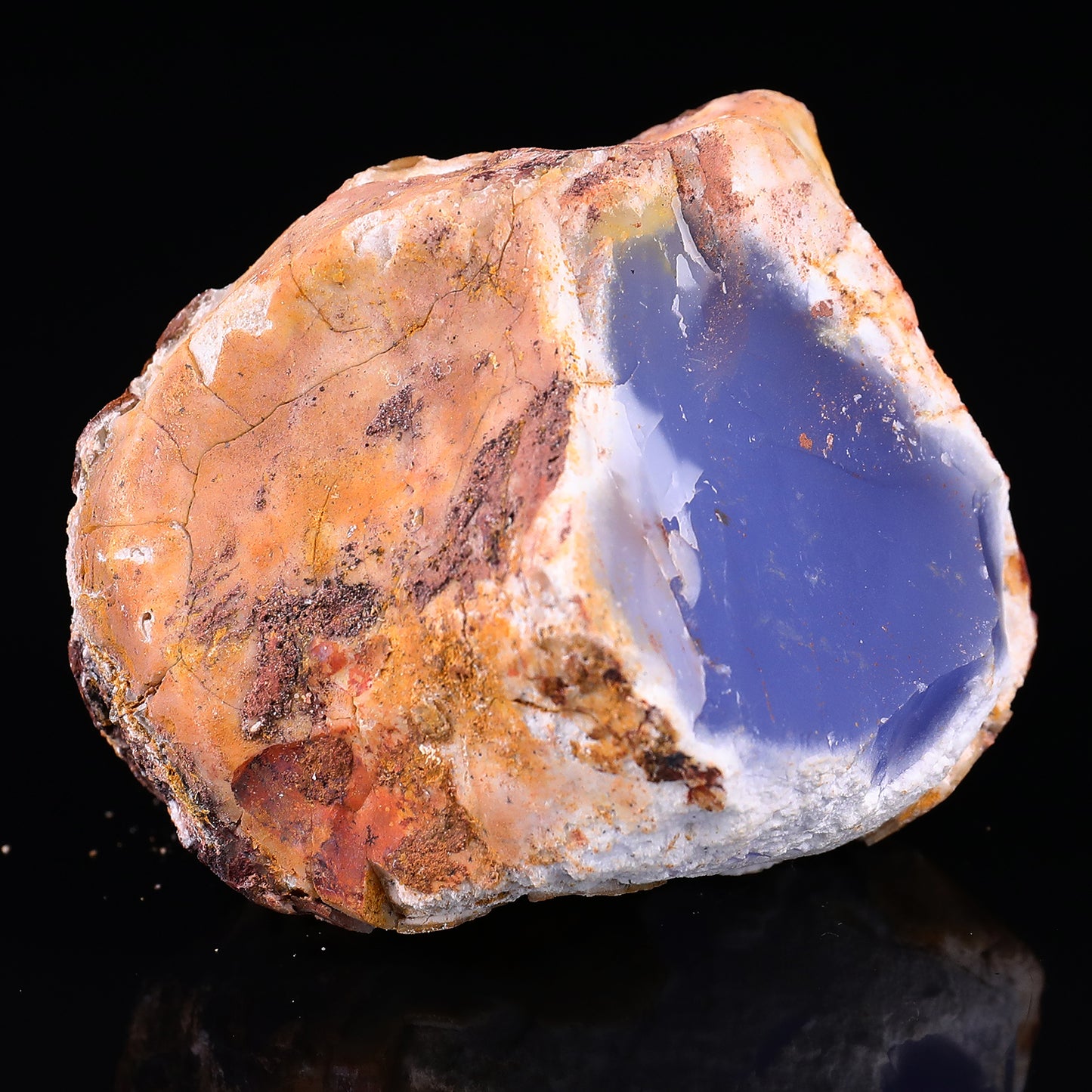 Grade A Natural Blue Chalcedony Rough Stone, Jewelry Making Stone