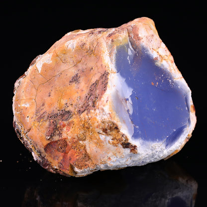 Grade A Natural Blue Chalcedony Rough Stone, Jewelry Making Stone