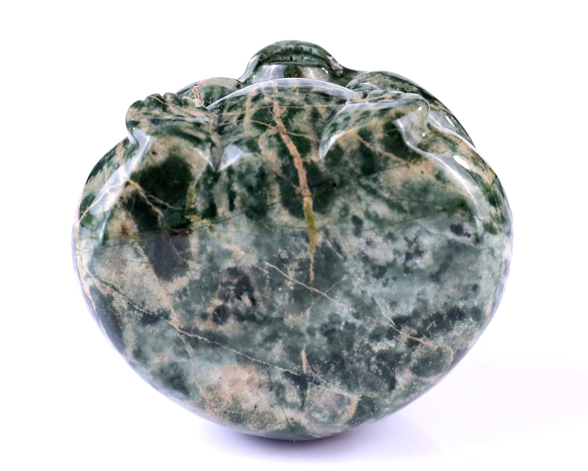 2.8" Jiulong Jade Hand Carved Crystal Panda Sculpture Crystallumi