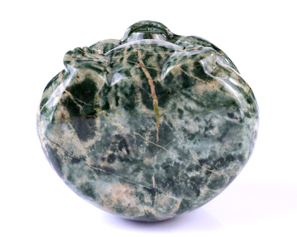 2.8" Jiulong Jade Hand Carved Crystal Panda Sculpture Crystallumi