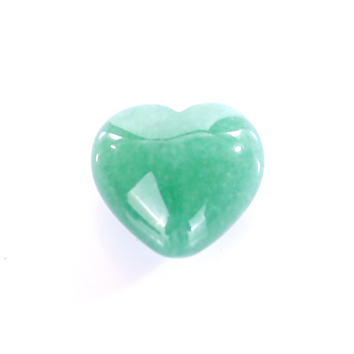 Natural Green Aventurine Hand Carved Crystal Heart