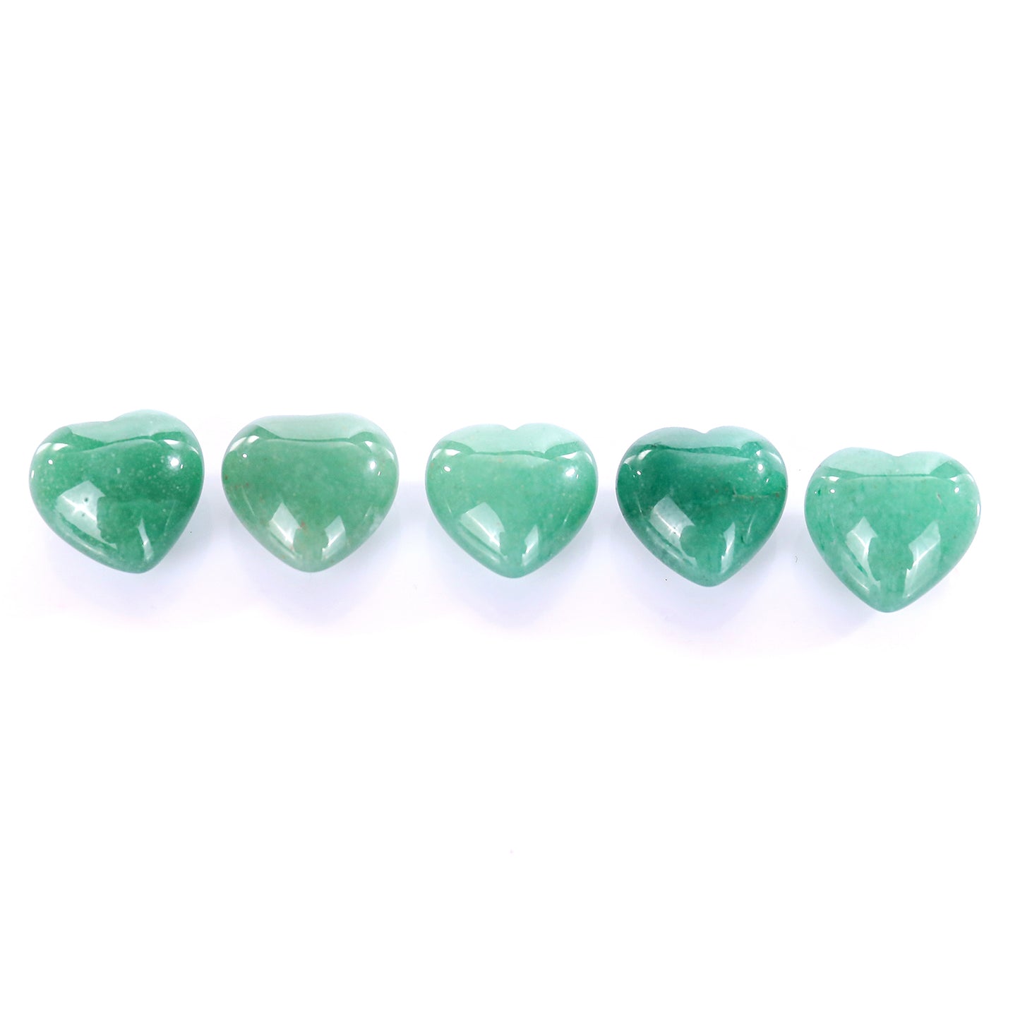 Natural Green Aventurine Hand Carved Crystal Heart