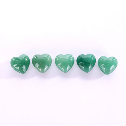 Natural Green Aventurine Hand Carved Crystal Heart