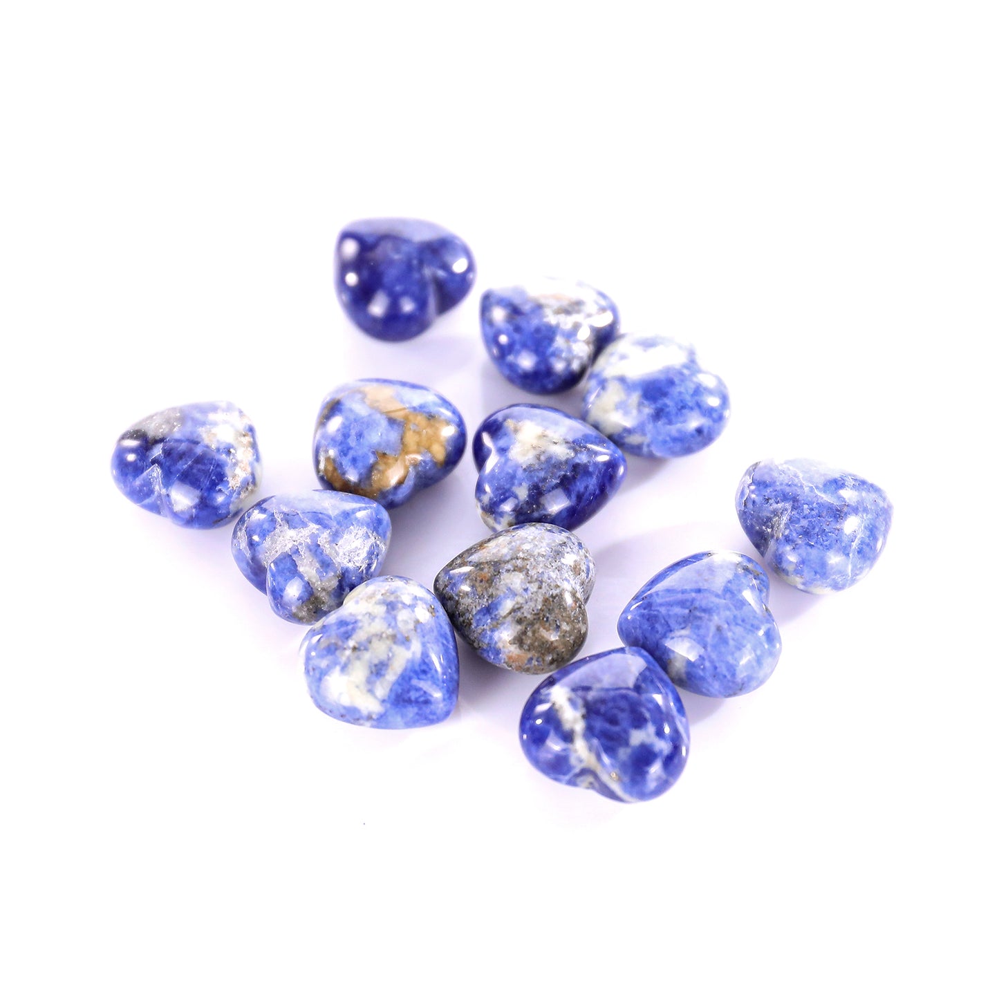 Natural Blue Aventurine Hand Carved Crystal Heart