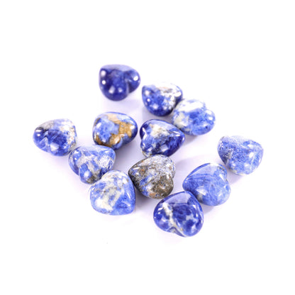 Natural Blue Aventurine Hand Carved Crystal Heart