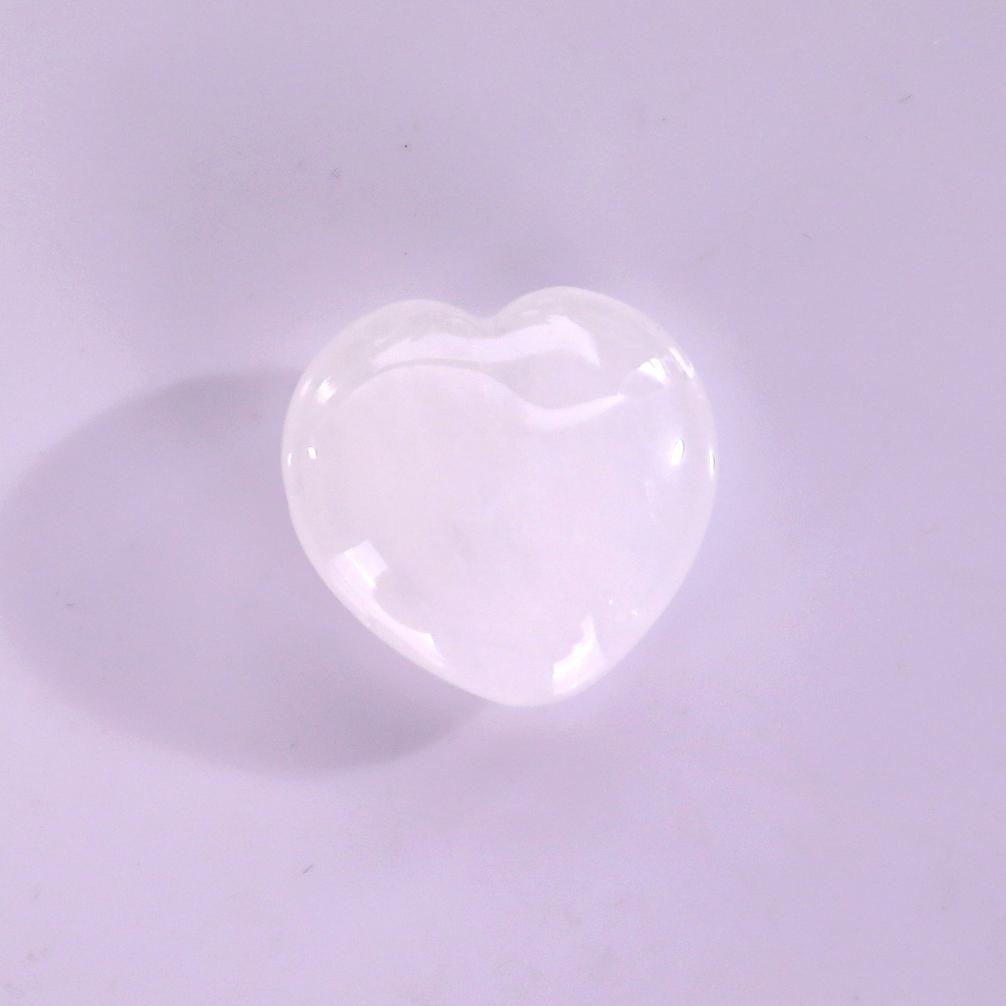 Natural Angolan Quartz Rock Hand Carved Crystal Heart